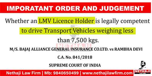 LMV Licence Holder